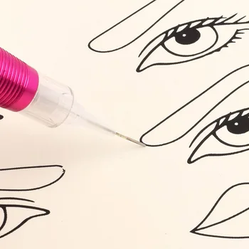

Newly 1/5/10/15 Pcs Permanent Makeup Eyebrows Lips Tattoo Practice Skin Training Skin Set For Beginners CLA88