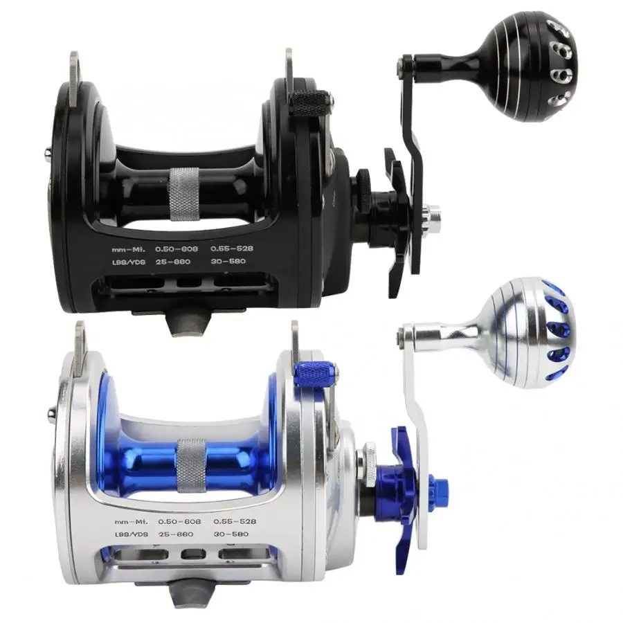 4.1:1 6+1BB Fishing Reel Anti-corrosion Aluminium Alloy Wheel for Sea 30kg Maximum Braking Force Tool | Спорт и развлечения