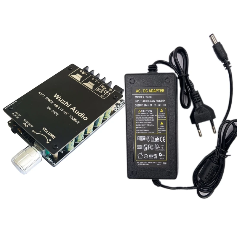 ZK-1002M Bluetooth 5.0 Power Audio-Verstärkerplatine 100WX2 Stereo Amplificador 