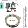 Misting Cooling System With Pump Filter Kit 20FT-60FT Mister Line Brass Nozzle 5L/Min For Outdooor Patio Porch Backyard 2