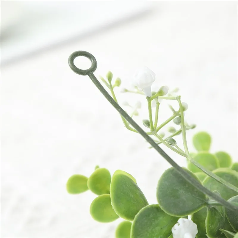 195CM Faux Eucalyptus Garlands Artificial Plant Leaves Vines Greenery Garland Wedding Backdrop Home Table Arch Decor