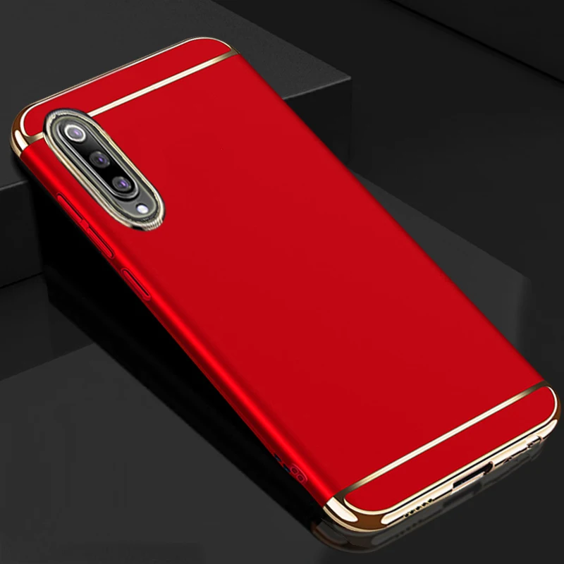 YUETUO роскошный жесткий пластиковый телефон назад capinha, etui, coque, чехол, чехол для xiaomi mi 9 mi 9 se 9se mi 9se my для xio mi аксессуары - Цвет: red