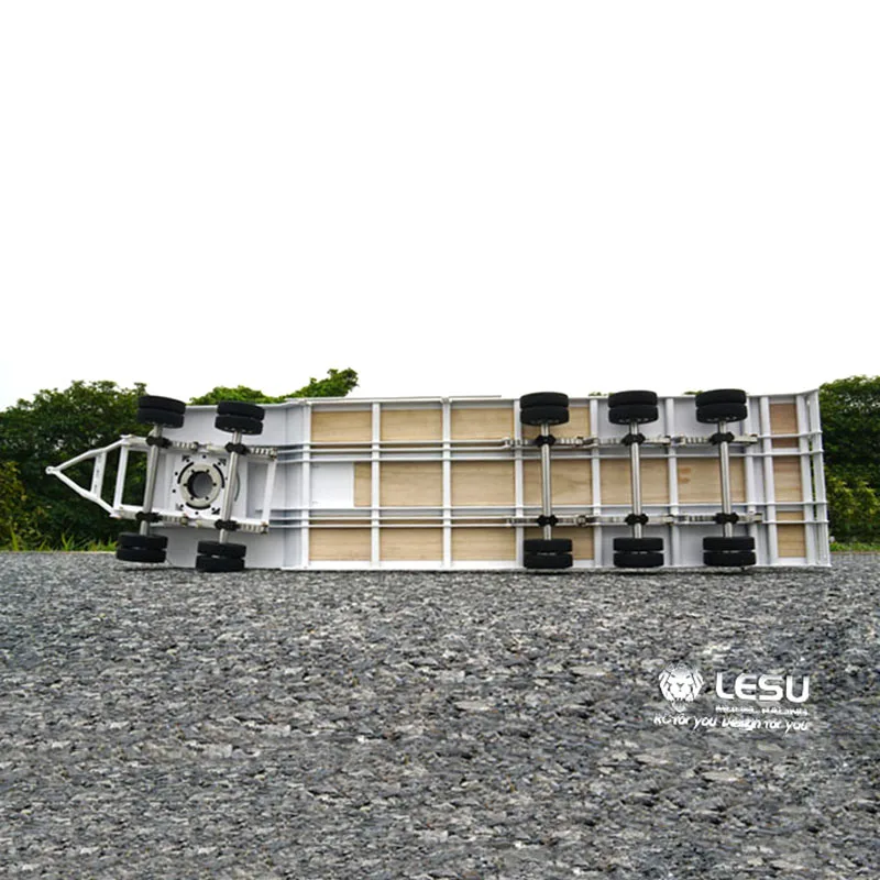 Металлический прицеп для LESU TAMIYA 1/14 RC самосвал