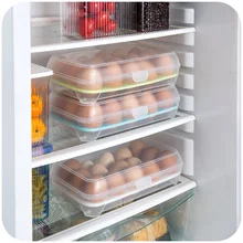 Кухонный 15 ящик для яиц, холодильник, портативный контейнер для хранения яиц для пикника, пластиковый ящик для яиц XI222256