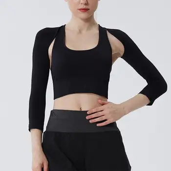 

Thin Arm Beam Arm Elastic Sleeve Anti-Hunchback Posture Correction Pressure Body Shapewear Beauty Back Underwear