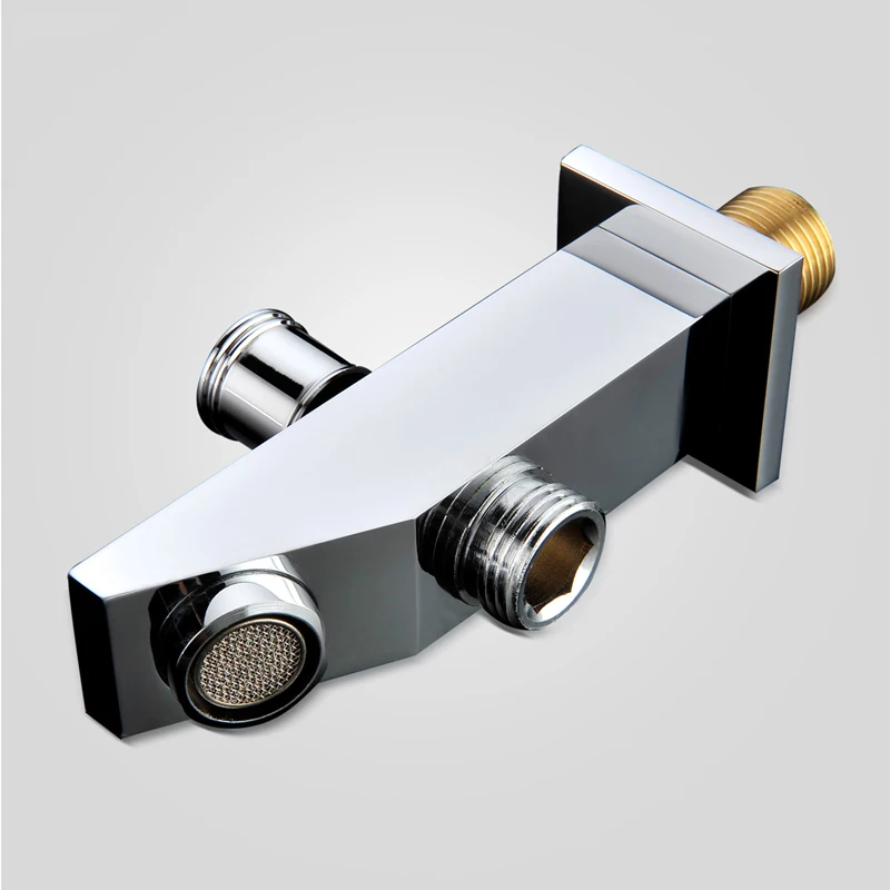 

Bathtub Spout Chrome Finish Wall Mounted Replace Spout Lift the Conversion Water Way Modern Style Multiple Types Bibcocks