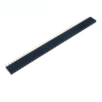 

10PCS 2.54mm 40 Pin Stright Female Single Row Pin Header Strip PCB Connector