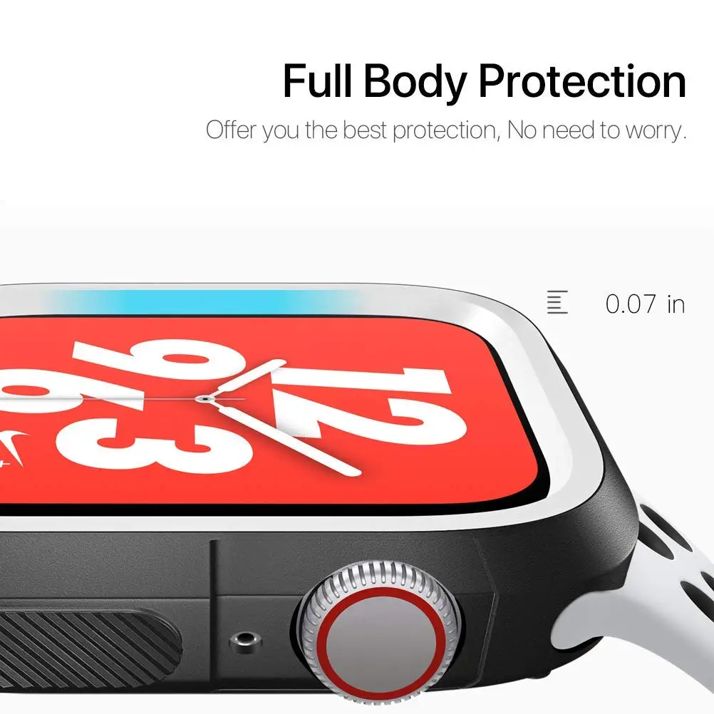 Чехол для часов для нового Apple Watch Series 4, ультра тонкая защитная пленка из термополиуретана с защитой от царапин