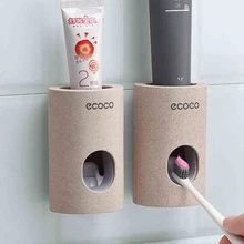 

Automatic Toothpaste Dispenser Wall Mount Punch-free Bathroom Accessories Waterproof Washable Toothpaste Squeezer