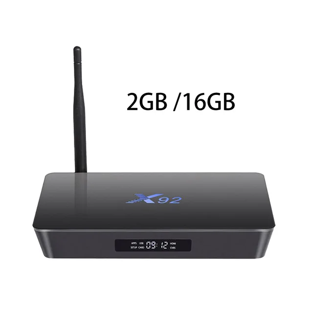 X92 Android tv BOX 7,1 3 ГБ 32 ГБ Amlogic S912 Octa Core5G Wifi 4K BT4.0 H.265 двойной Wifi Google Play Youtube Smart tv BOX - Цвет: 2G 16G