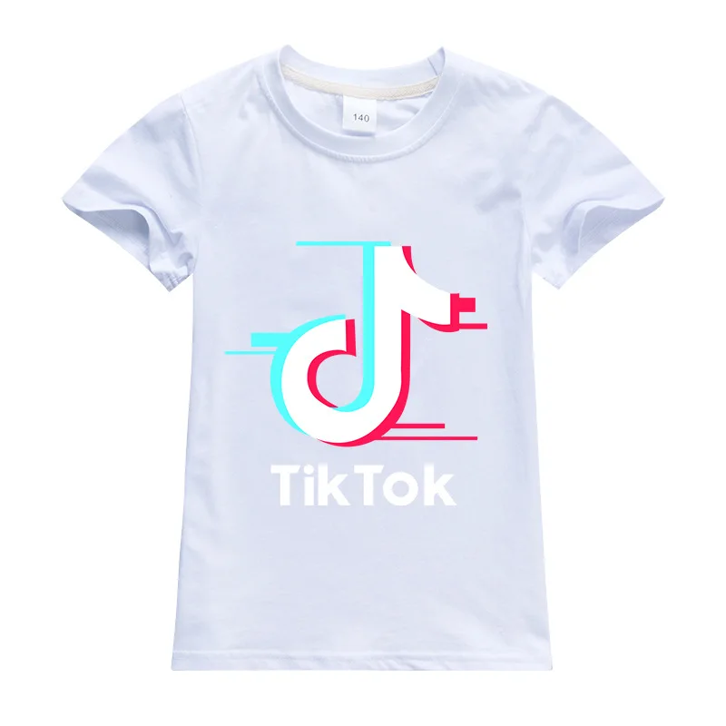 Uniseks Baju Anak anak TIK TOK Kaus 
