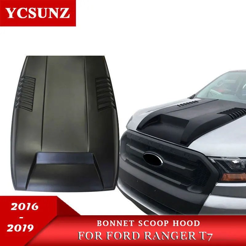  Bonnet Scoop Hood For Ford Ranger T7 2019 Wildtrack For Ford Endeavour Everest 2016 2017 2018 2019 
