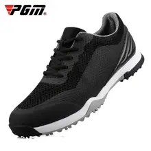 PGM Мужская 3D дышащая водонепроницаемая обувь для гольфа мужские черные кроссовки для гольфа летняя дышащая сетка нескользящая обувь для гольфа 39-44