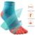 3 Пары AONIJIE E4802 Low Cut Sports Running Five Toe Socks Мужчины Женщины Comfort Fit Performance Подушка Пять Пальцев Кроссовки Носок