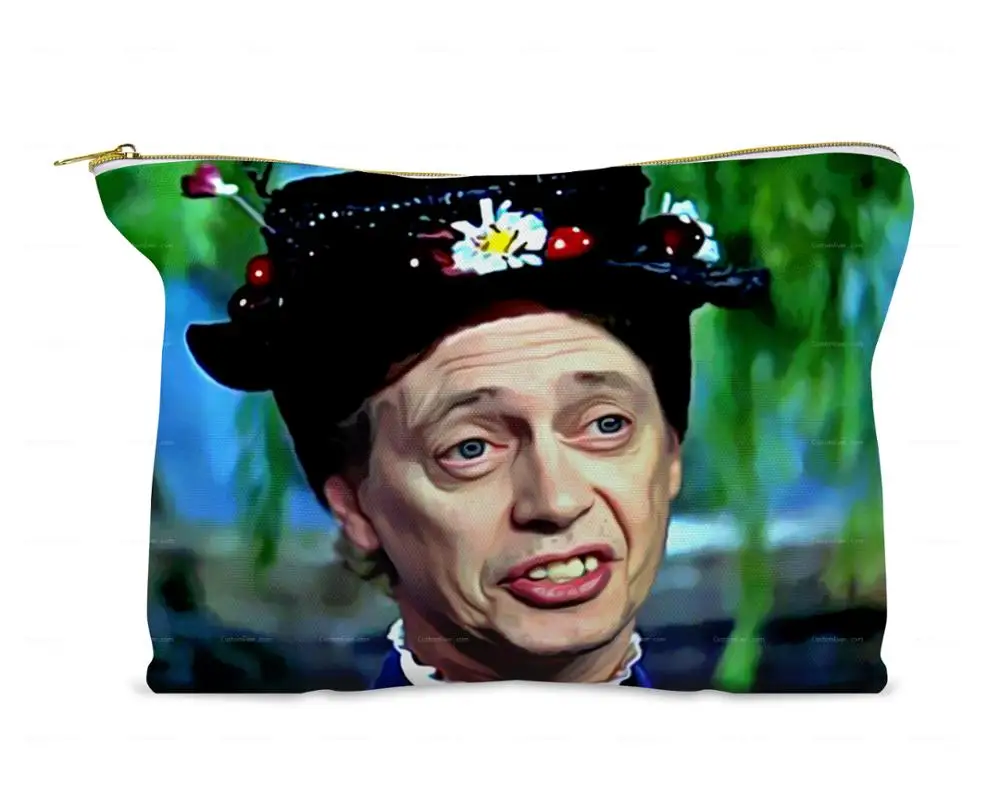 Steve Buscemi poppins косметичка для путешествий Размер туалетных принадлежностей сумка на молнии маленькая косметичка симпатичная дорожная сумка для женщин