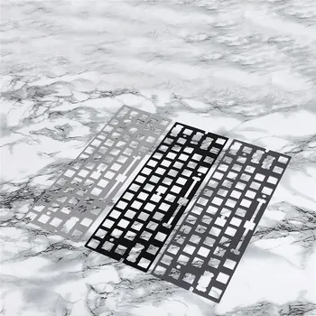 

Keyboard Positioning Plate Board CNC Aluminum Alloy Brass for GH60 GK61 Mechanical Keyboard Spare Parts