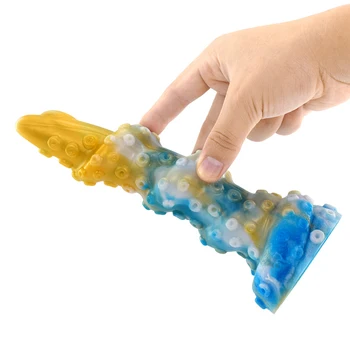 YOCY New Colorful Tentacle Dildo Anal Sex Toy Butt Plug With Suction Cup Dildos For Women Masturbator Lesbian Men Sex Product 2