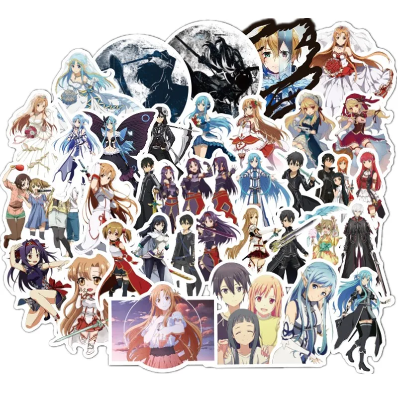50pcs stickers Japan diffuse sword god area sticker PVC graffiti sticker suitcase guitar car sticker waterproof