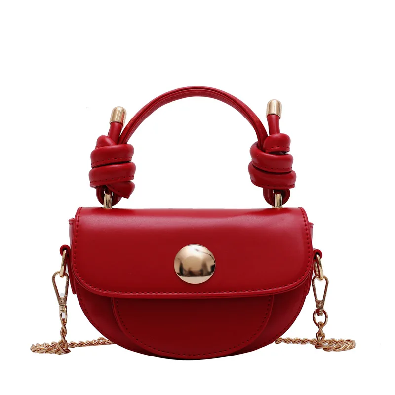 Новинка, женская сумка через плечо, седельные сумки, качественные женские кошельки и сумки из искусственной кожи, сумки через плечо - Цвет: Красный