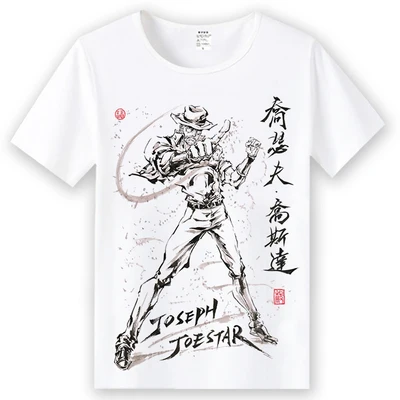 26 Аниме JoJo невероятное приключение Косплей Футболка Леоне abbacchio Higashikata Josuke для мужчин футболка футболки для девочек, топы - Цвет: 26