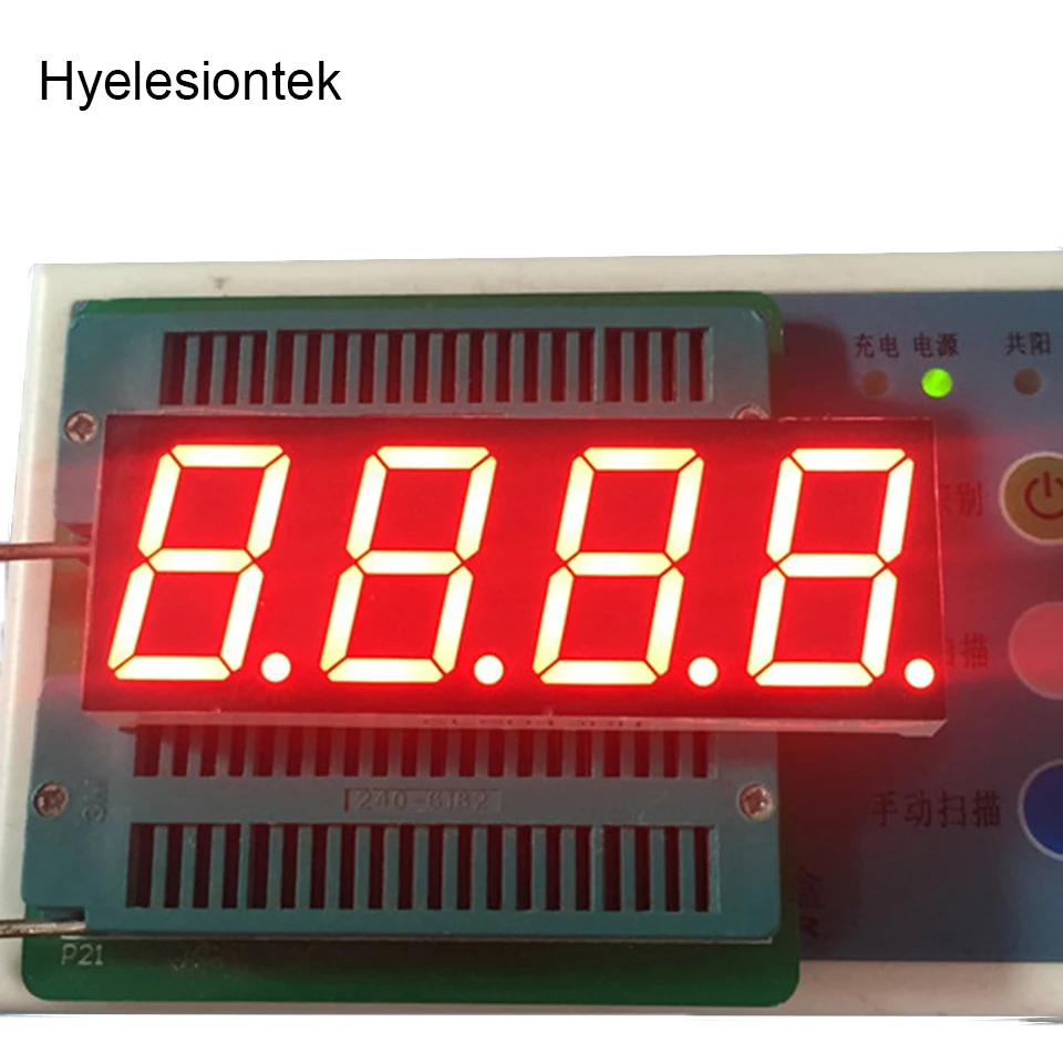 

1PCS LED Display 7 segment Signs 0.8 inch Digital RED LED Display Screen 7-Segment 4 Digits 0.8inch 7Segments Light 0.8" Panel