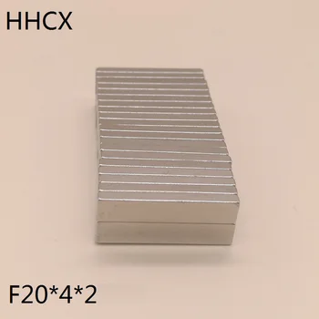 

10 20 50 100pcs/lot Magnet 20*4*2 N35 Magnet 20x4x2 Magnets 20 x 4 x 2 for moto