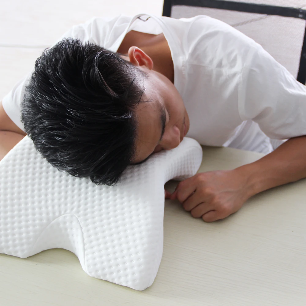 Memory Foam защитная подушка для шеи постельные принадлежности Бытовая медленная отскока памяти анти-давление подушка для рук здоровье шеи пара подушка
