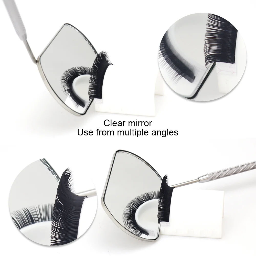 GLAMLASH Dental Mouth Mirror Multifunction Checking Mirror Eyelash Extension Beauty Makeup Portable Stainless Steel Lashes Tools — view 4