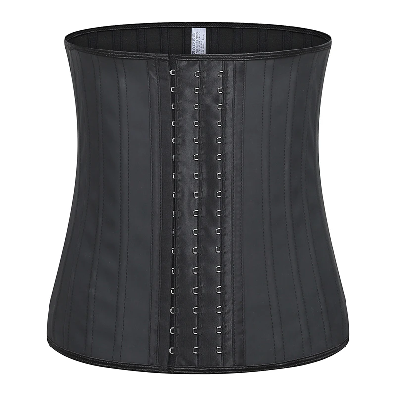 Cinto de Emagrecimento Osso Látex Cintura Trainer Corpo Shaper Ganchos Olhos Espartilho Underbust Cincher Mais Tamanho Shapewear 25 Aço 6 Pijamas e Moda Íntima