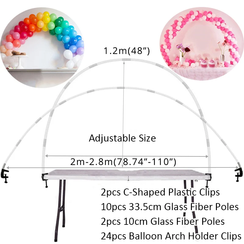 balloon arch 70/100/130 см надувной стоячий Свадебные украшения Happy День рождения воздушные шары держатель ручки/воздушные шары Аксессуары для праздника Globos - Цвет: balloon arch