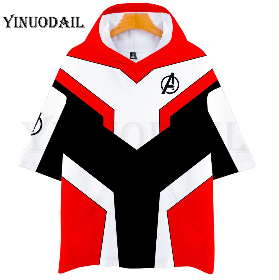 T-shirt D Marvel Мстители игры 3D куртки для мужчин Уличная хип хоп Теплые повседневные кофты толстовки детские куртки с принтом - Цвет: T-shirt D