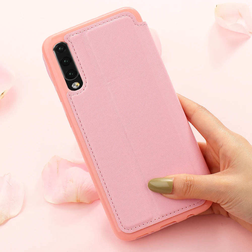 Роскошный чехол-бумажник чехол для телефона для samsung A70 A50 A30 A20 девушка кожаный чехол для Galaxy A8 A7 A6 A5 A3 J6 J4 Plus J3