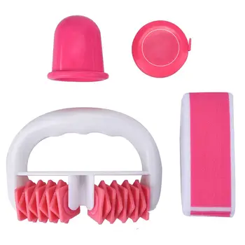 

Anti-cellulite Massage Roller Silicone Suction Cups Cupping Fitness Band Set Beauty Tool Portable Easy to Carry
