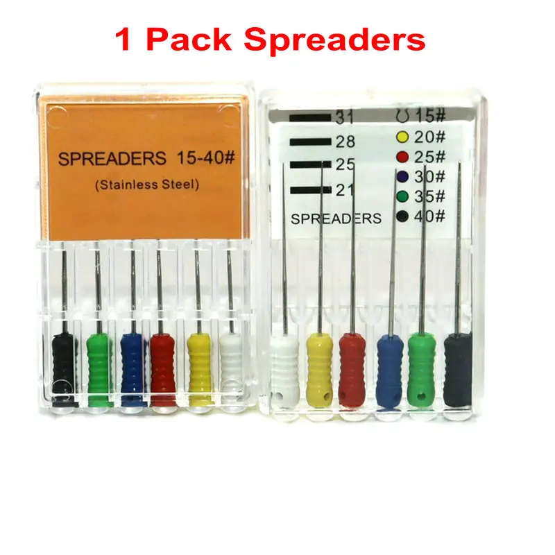 

1 Pack Dental Spreaders Files Stainless Steel 21mm 25mm for Condensating Gutta Percha Endodontic Files Endo Drills