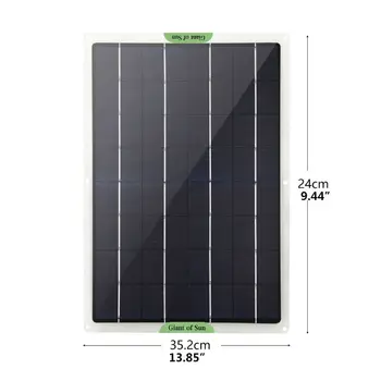 

20W Dual USB Solar-Panel Charging Portable IP65 Waterproof B85B