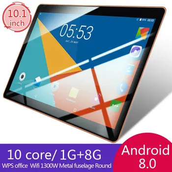 

11 Inch IPS Screen Android 8.0 Ten-core 800 + 1300MP Tablet PC 1+8G Dual SIM Card Slots 3G Phone Call With GPS FM WiFi EU/UK/US