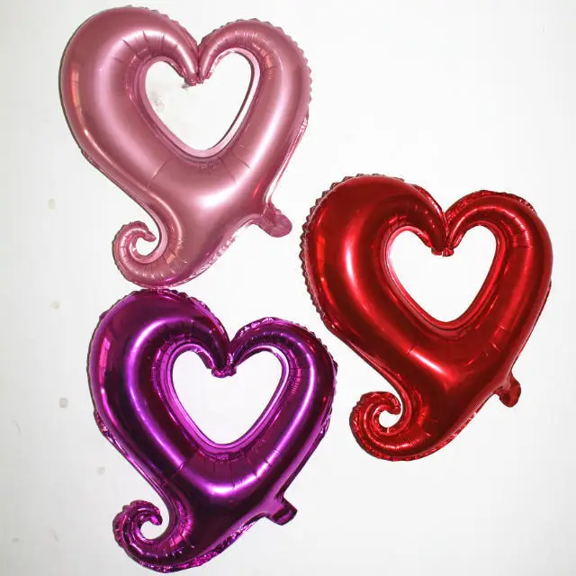 18-дюймовый Gogo сердце День рождения свадебные шары вечерние воздушный шар с гелием 18-дюймовые Gogo сердце воздушный шар из фольги