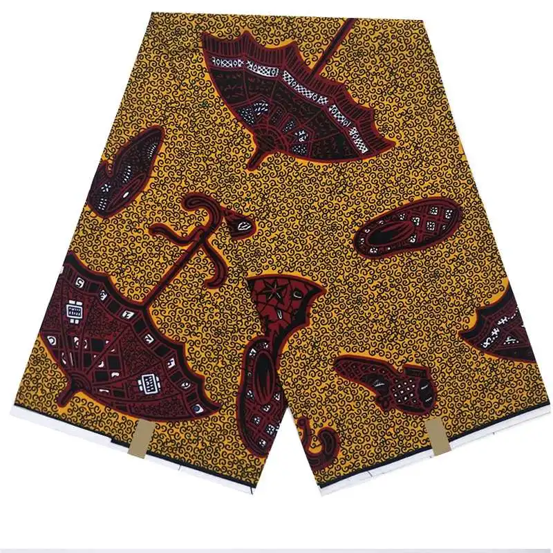 Kitenge последняя хлопок Анкара африканская вощеная ткань стиль настоящий голландский воск 6 ярдов/лот