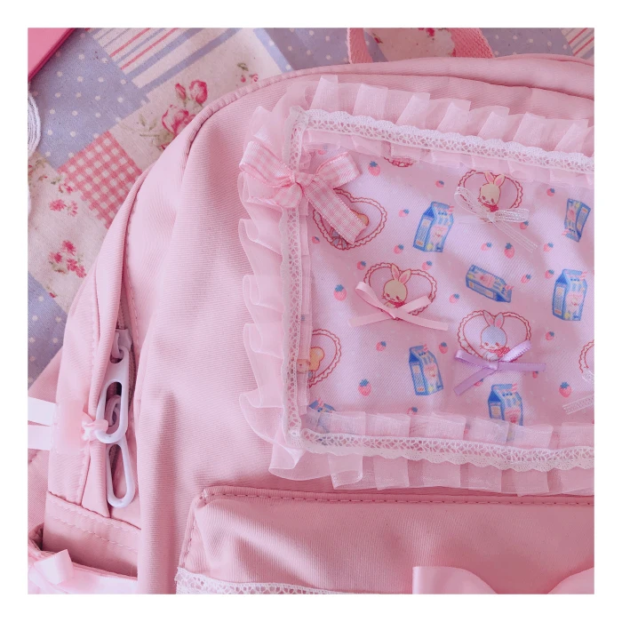 Cartoon Embroidery Backpacks For Teenage Girls Japanese Soft Girl Backpacks Lolita Cute Cat Backpack Travel Bag Pack cool everyday backpacks