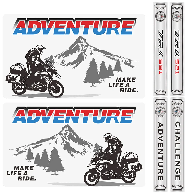 Наклейка на мотоцикл для BENELLI TRK251 TRK 251 ADV, алюминиевая дорожная коробка, чемодан, боковая верхняя часть, задний Чехол, мото пленка - Цвет: 3