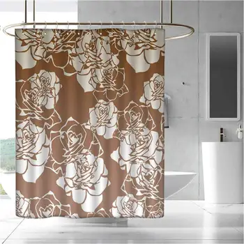 

Waterproof and Colorful Shower Curtain Polyester Shower Curtain Bath Shower