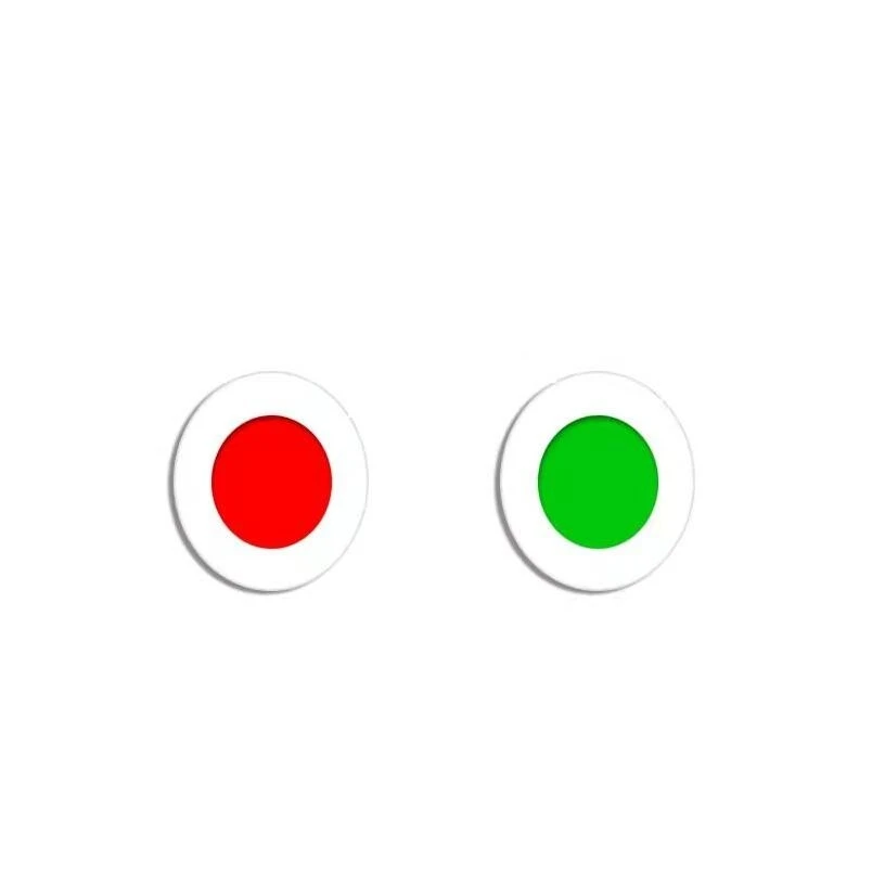 Red green Красные, зеленые очки для слепых женщин и мужчин, Невидимые очки для вождения, проверка на наличие прав на слепой цвет, гарантированное прохождение - Цвет линз: Red green