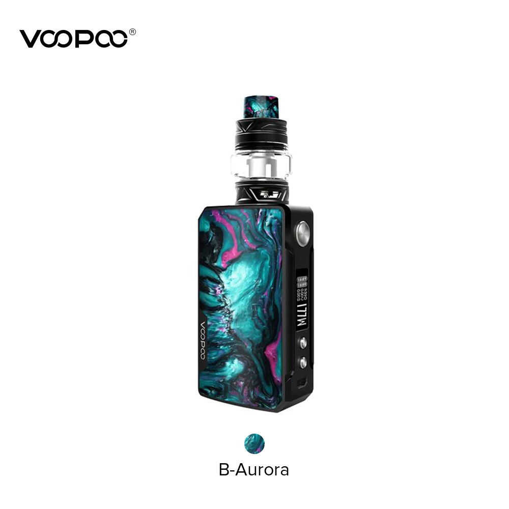 B-Aurora VOOPOO DRAG 2 Коробка мод 5 мл Uforce T2 Танк Uforce U2 N3 катушка 177 Вт максимальный выход Электронная сигарета против Voopoo Drag Mini - Цвет: B-Aurora