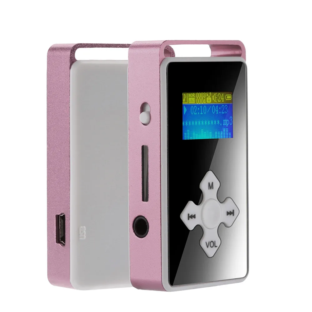 Usb HiFi музыкальный плеер MP3 экран walkman lcd музыкальное зеркало медиа MP3 воспроизводитель SD поддержка микро плеер Карта Цифровой 32G TF