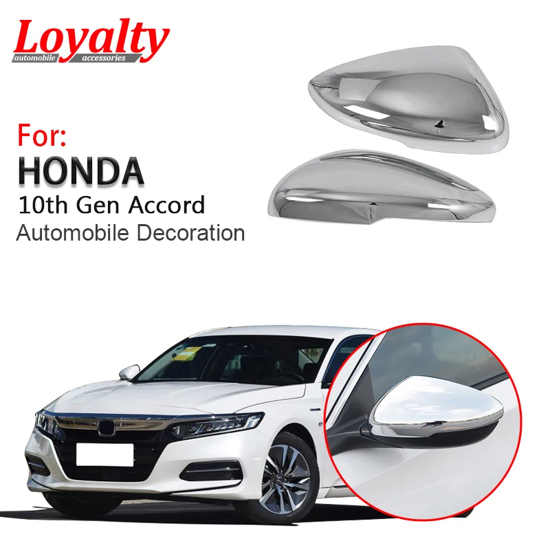 Loyalty For Honda Accord 10th Gen 20182019 Silver Rearview Mirror