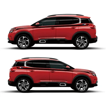 Автомобильный Стайлинг, Спортивная Автомобильная наклейка для Citroen C5 AIRCROSS Mark Levinson, автомобильные наклейки с обеих сторон - Название цвета: Red car