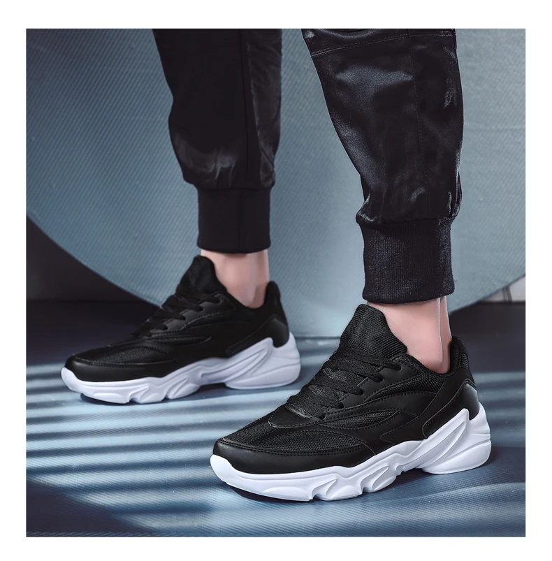 Damyuan/Лидер продаж года; Зимние Модные теплые удобные мужские кроссовки; уличная нескользящая обувь для бега; большой размер 46