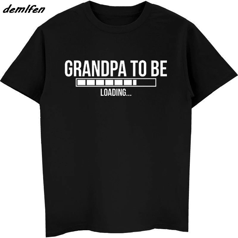 Новая мужская футболка с коротким рукавом и круглым вырезом Soon To Be A Grandpa | Мужская
