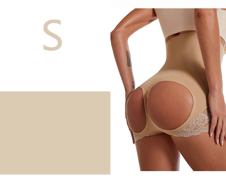 Women Sexy Tummy Control Cotton Panties High Waist Butt Lifter Shaperwear Lace Seamless Underwear Body Shaper Plus Size Thong best tummy control shapewear uk