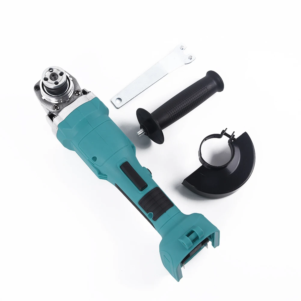 

18V DC Electric Angle Grinder Head Kit Rechargeable Battery Cutting Metals Woodworking Power Grinding Machine